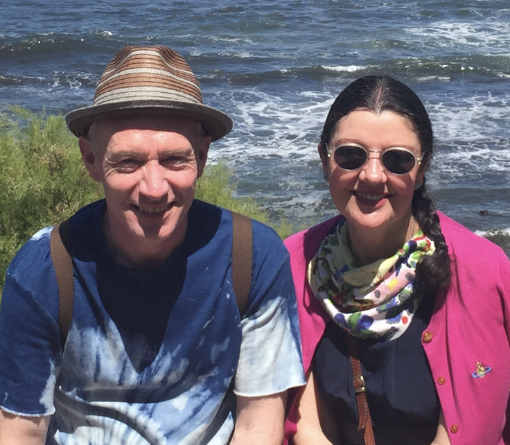 Photo of Ang Matthews and Ian Wild Eastwood in France